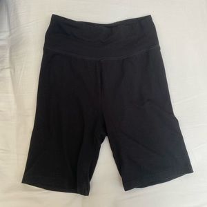 black biker shorts size xs